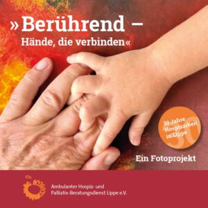 Ein Paar Hände, die sich berühren, ein Symbol der Verbindung.